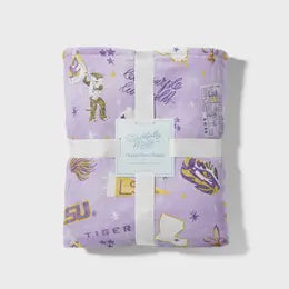 Lsu Flannel Fleece Blanket