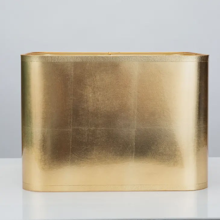 Square Gold Foil Lamp Shade 14/14 X 14/14 X 10"