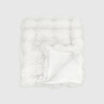 CUBBY FAUX FUR THROW, 50"X60