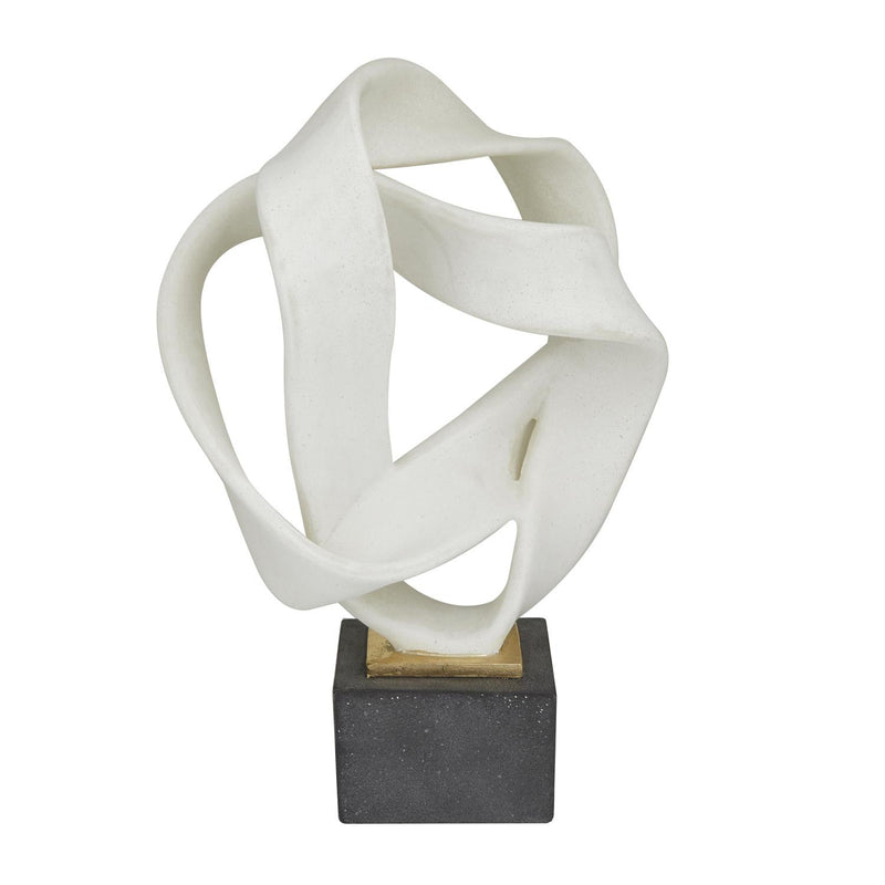 Abstract Ribbon Line Sculpture