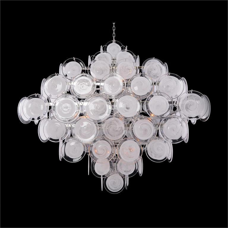 Medallion Eighteen-Light Chandelier