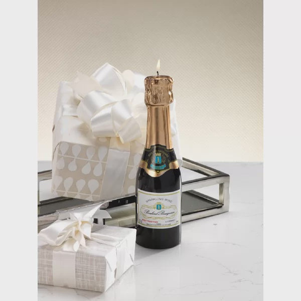 Mini Champagne Bottle  Candle