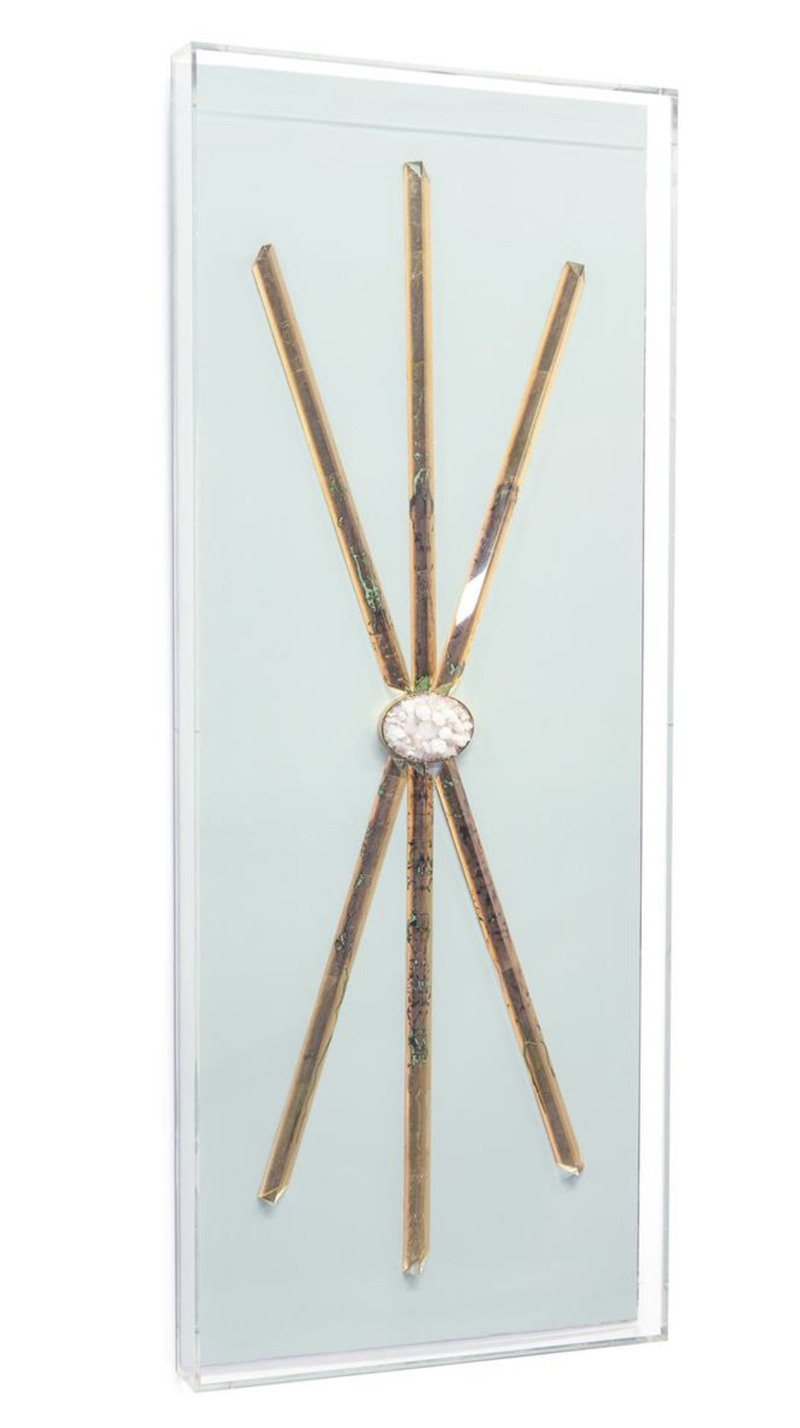 Acrylic & quartz wall art