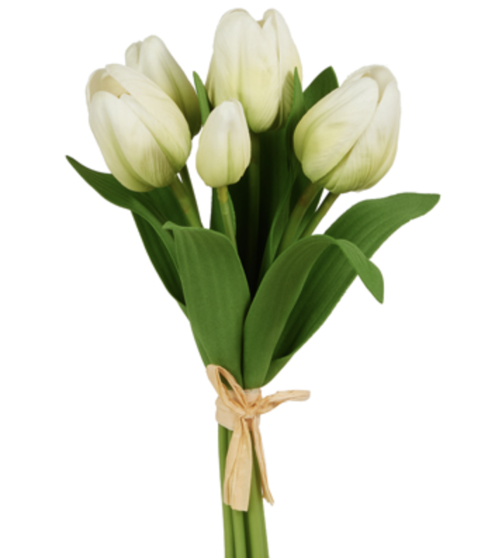 12" WHITE TULIP BUNDLE