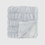 CUBBY FAUX FUR THROW, 50"X60