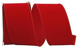 Wired Ribbon Red 2 1/2 inch-50 yards