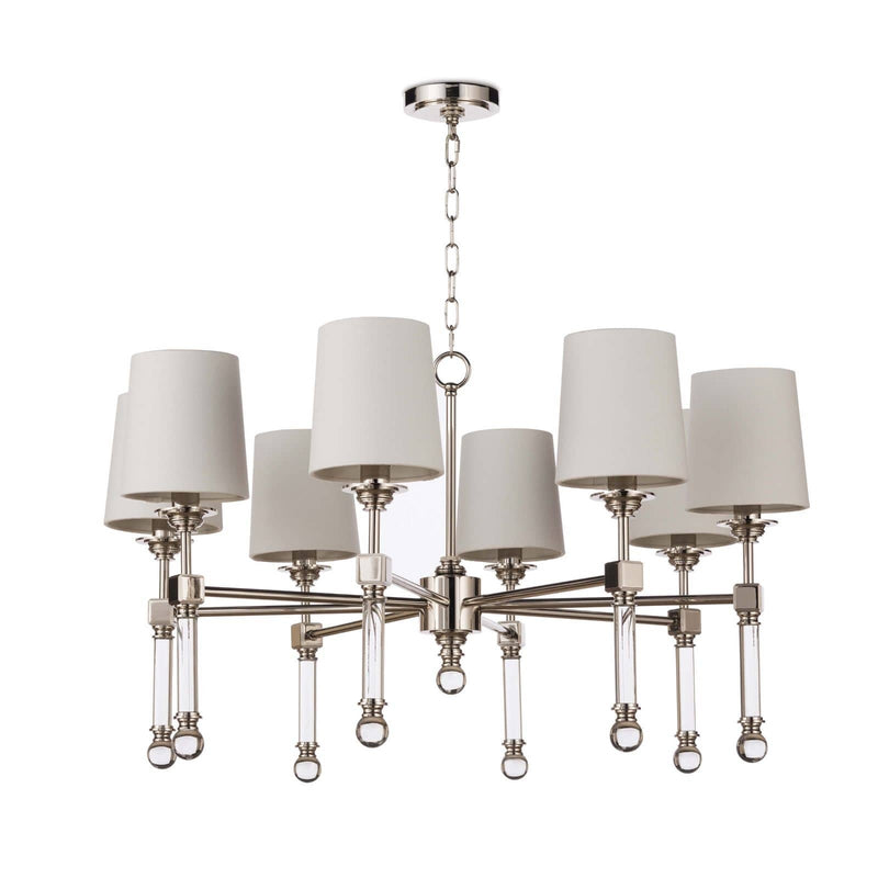 8-Light Crystal Tail Chandelier
