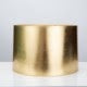 15 x 16 x 10" Round Tapered Gold Foil Shade