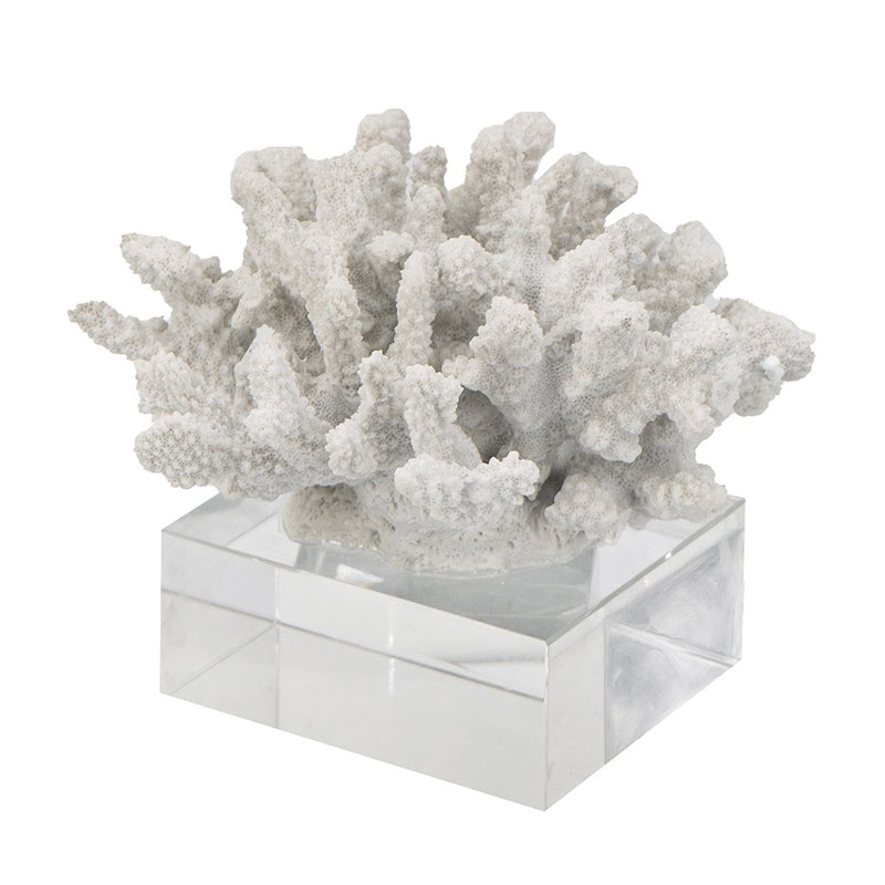 Faux Coral W/Base White