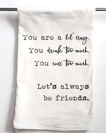 Let's Be Friends | Gift Towel