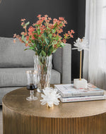 Tall Selenite Candle Holder