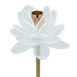 Tall Selenite Candle Holder