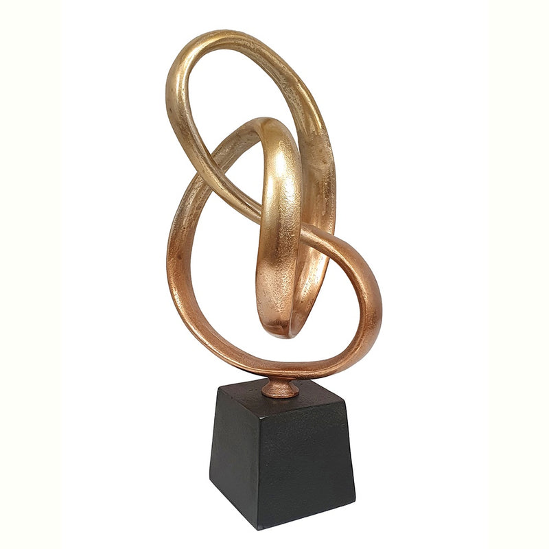 Aluminum Sculpture on Stand