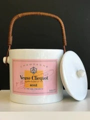 6” Pink Veuve Ice Bucket