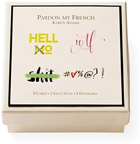 Gift Enclosure Box- Pardon My French