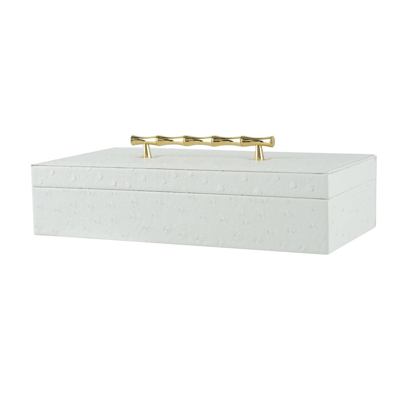 Pebbled Leather Box