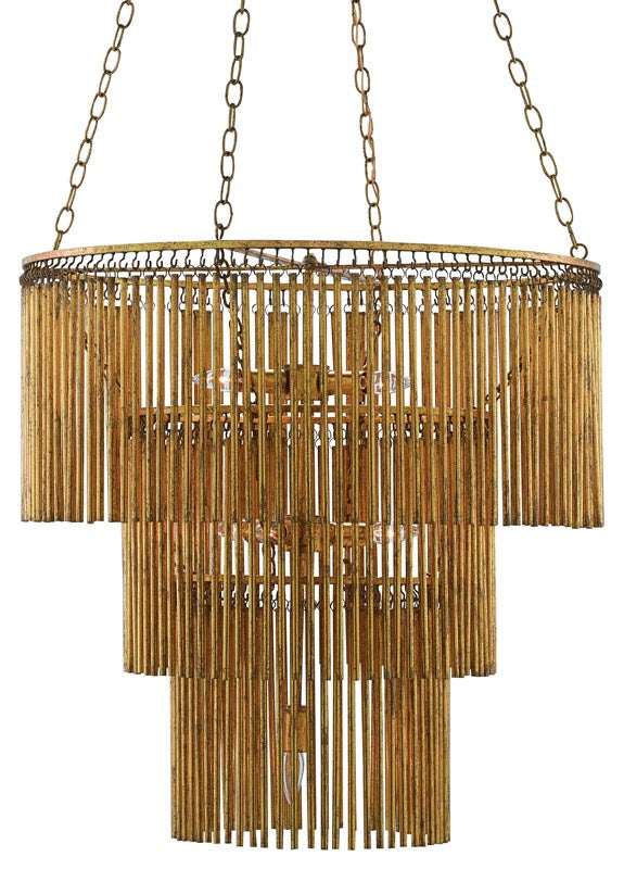 Mantra Gold Leaf Chandelier