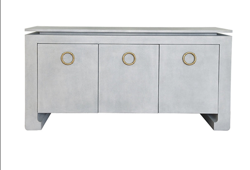 Grass cloth Buffet -Tilley GRY