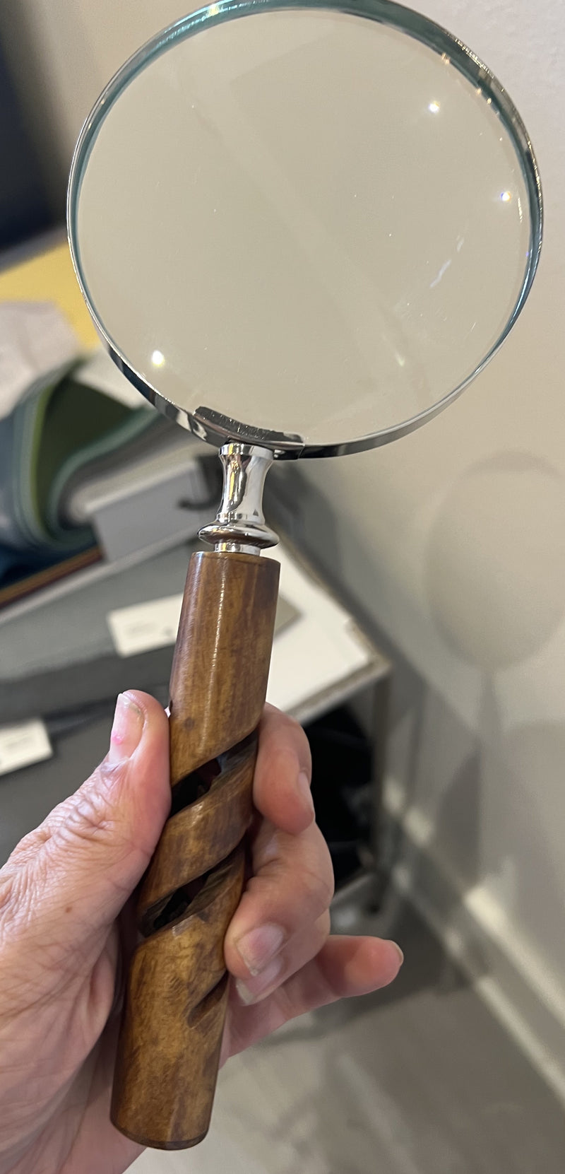 Wooden Magnifying Glass