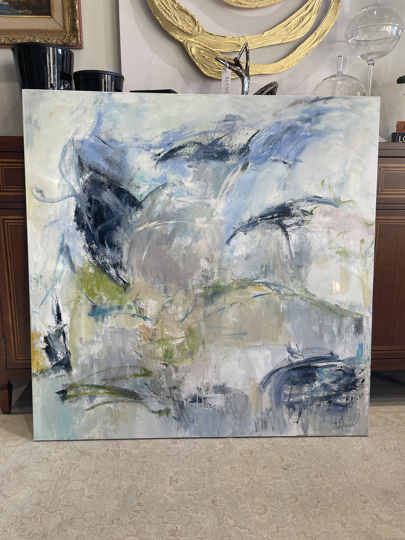 Silver Linings - Original Oil on Canvas 48 x 48