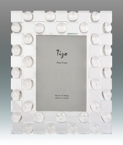 Crystal Sphere/Square Frame