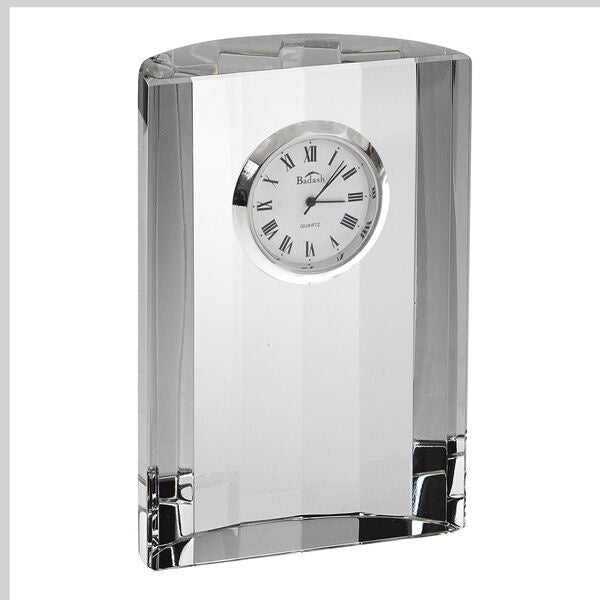 Half Moon Crystal Clock