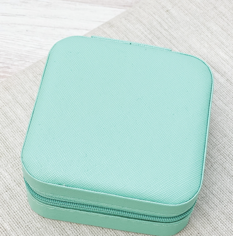 Zip Jewelry Case - Mint