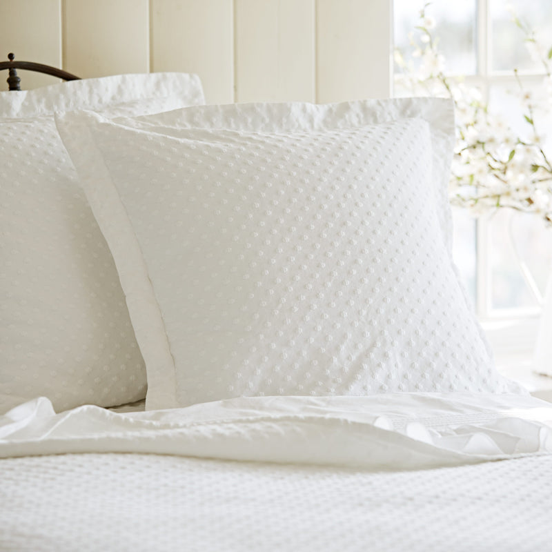 Polka Dot Matelasse Sham