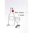 Dear Santa I Tried Bar Towel