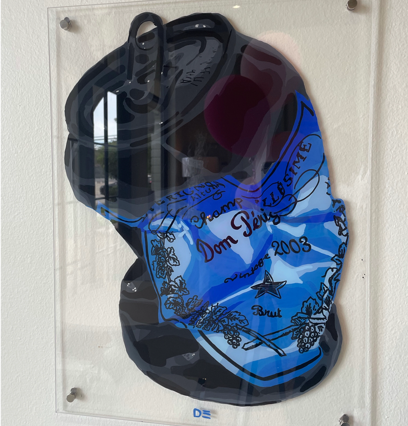 Dominique Steffens - Dom La Mer Acrylic on Plexiglas 23x17in